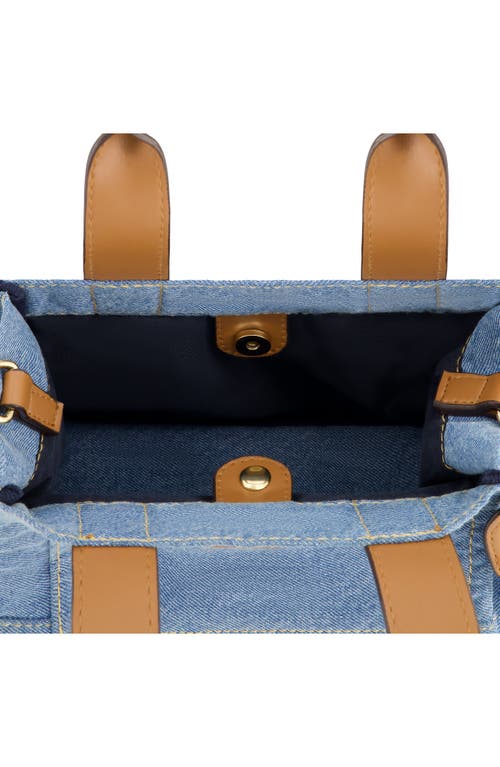 Uspa Accessories Small Denim Tote In Denim