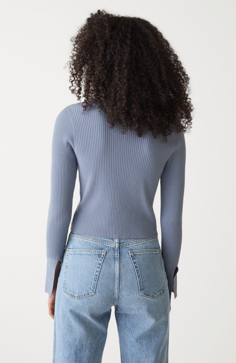 & Other Stories Tie Front Rib Cardigan, Alternate, color, 