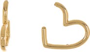 Kate Spade New York mini heart hoop earrings