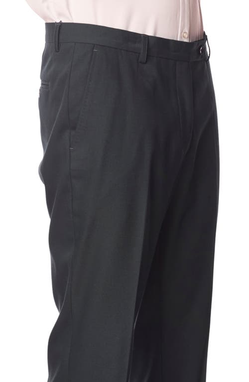 Paisley & Gray Downing Slim Fit Flat Front Dress Pants In Black