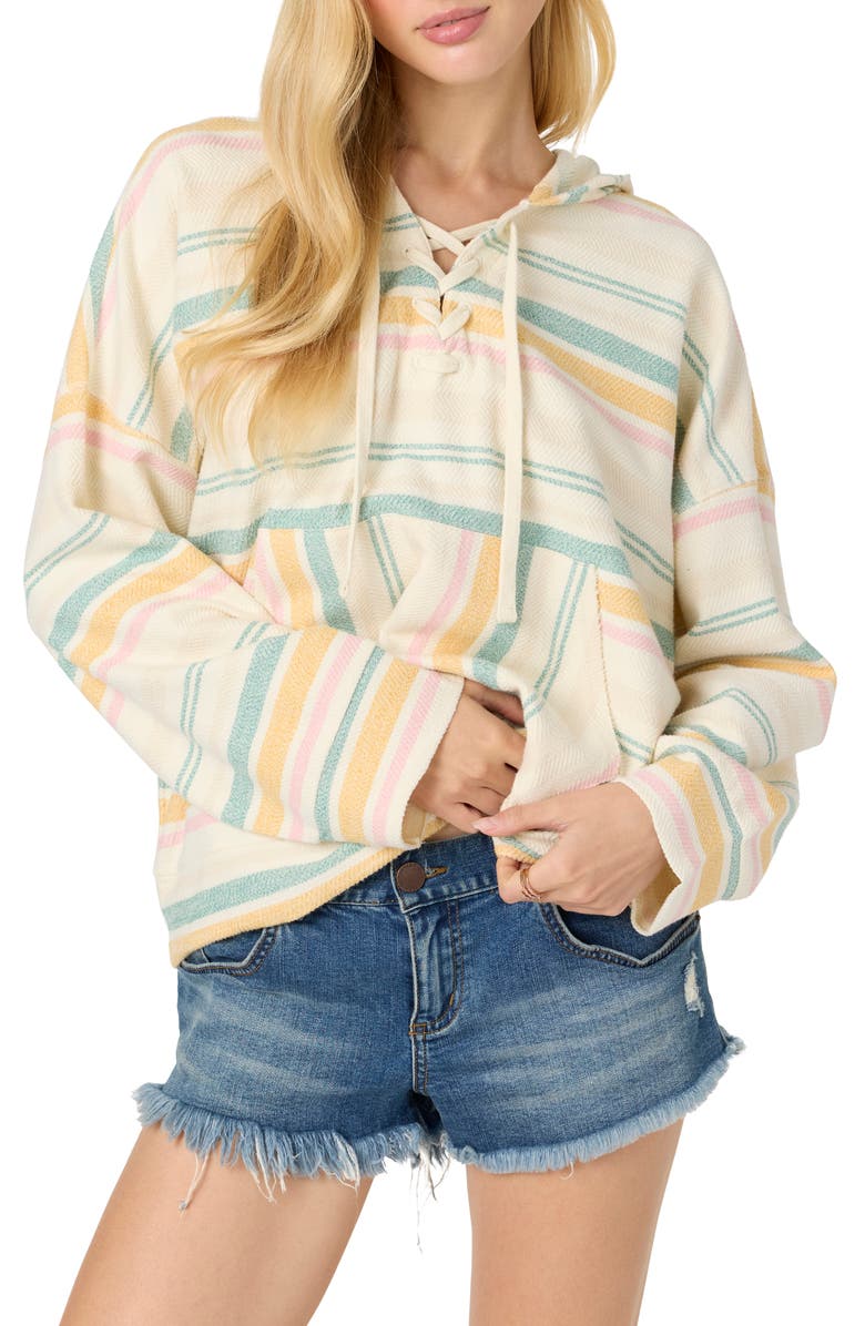 O'Neill Solstice Stripe French Terry Hoodie, Main, color, 