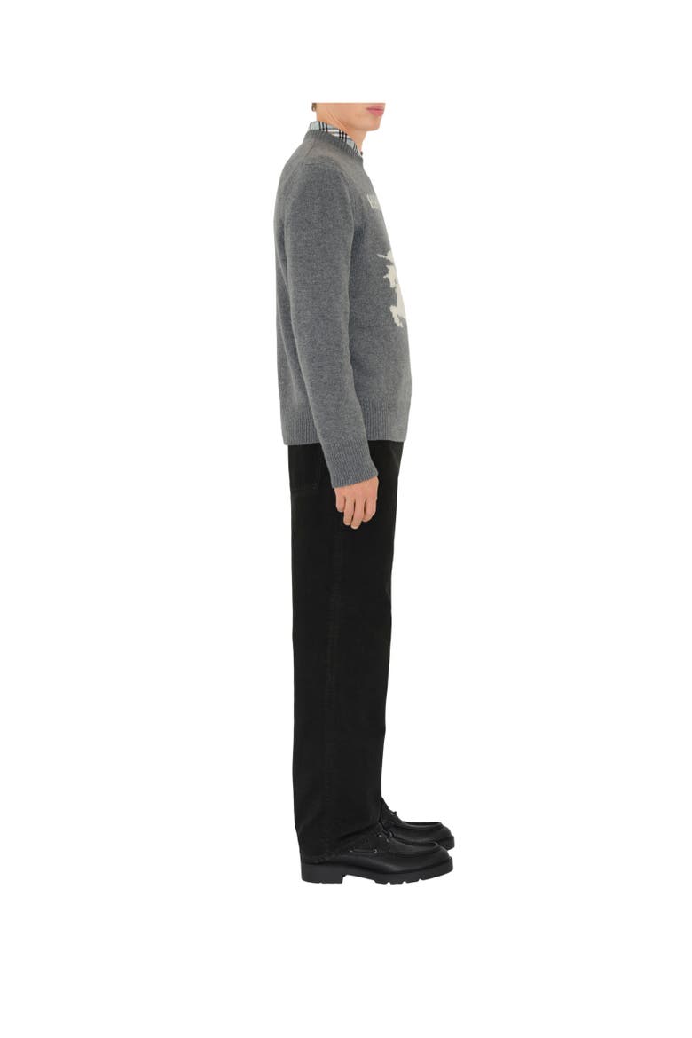 Knight Wool Cashmere Sweater, Alternate, color, Grey