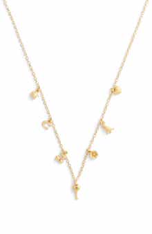 COACH Classic Mini Charm Necklace
