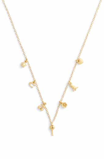 COACH Classic Mini Charm Necklace