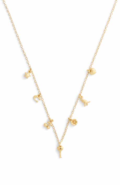 COACH Classic Mini Charm Necklace