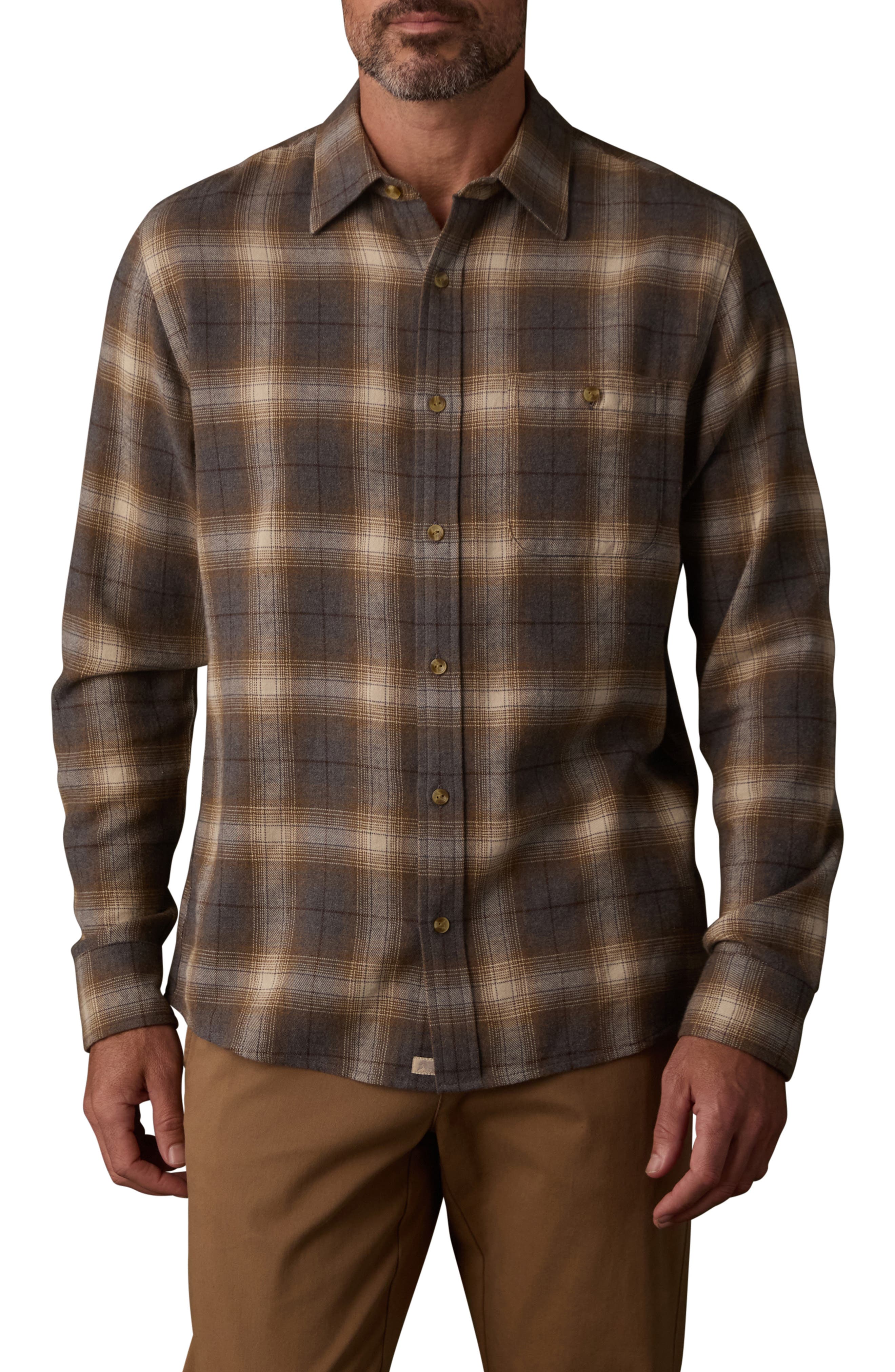 HEATHERED GREY PLAID