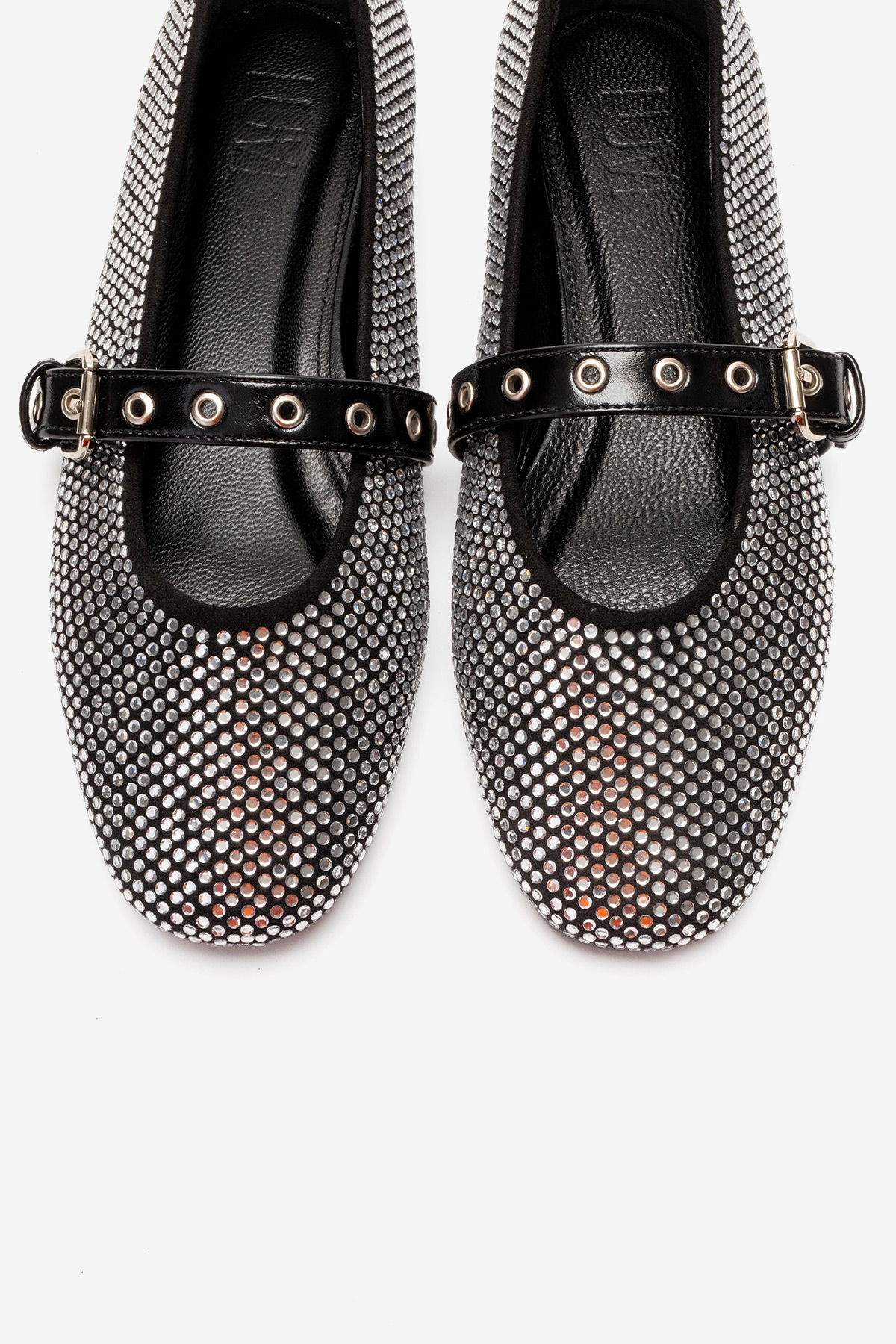 Prologue Shoes Clive Embellished Ballet Flat, Alternate, color, Black