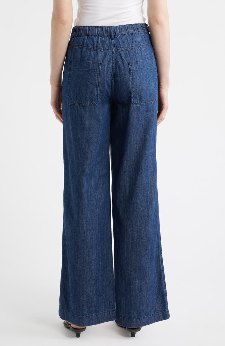 Madewell Zoe Relaxed Straight Leg Jeans, Alternate, color, Light Rinse