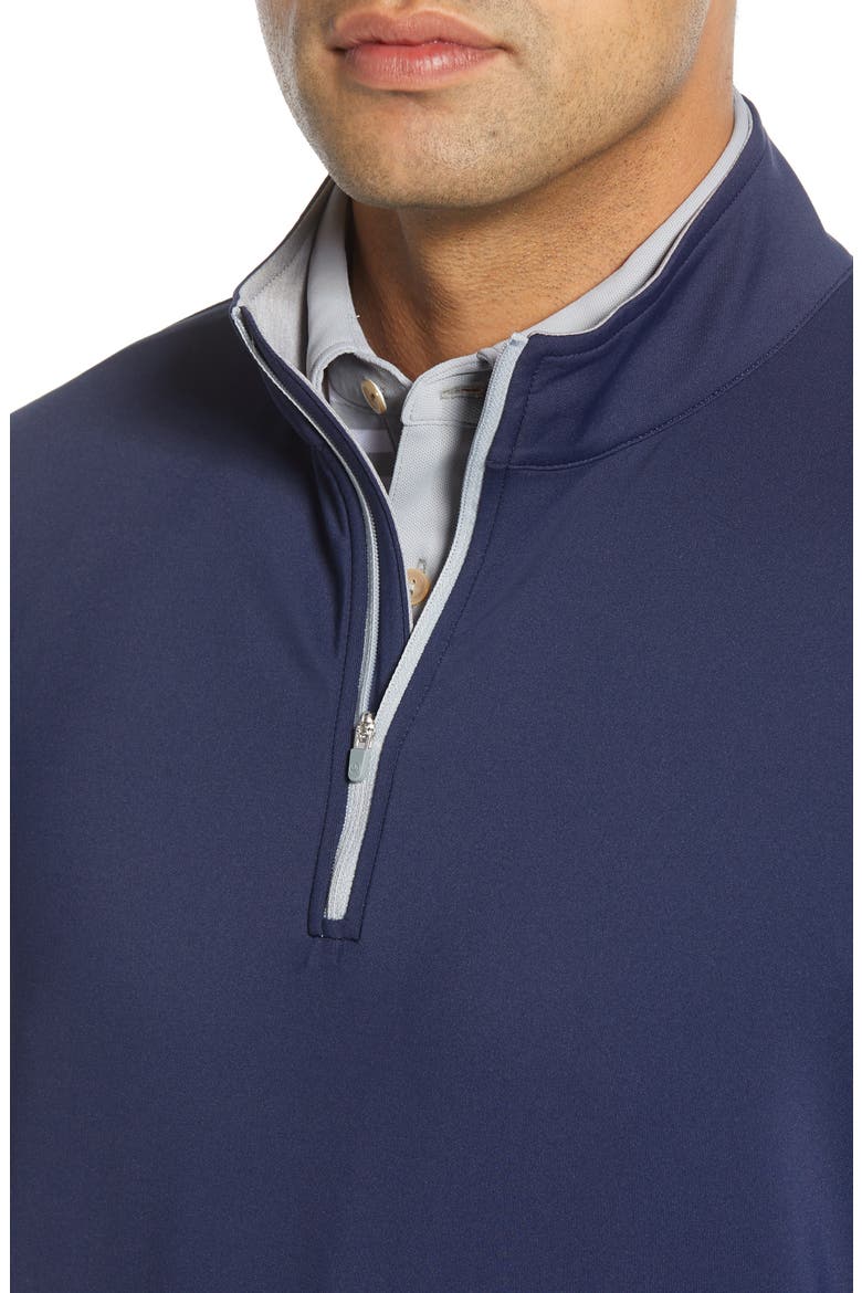 Perth Performance Quarter Zip Sweatshirt, Alternate, color, NAVY