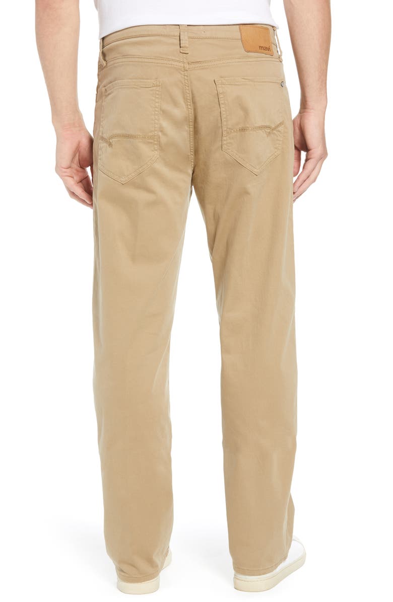 Mavi Jeans Max Relaxed Fit Twill Pants, Alternate, color, British Khaki Twill