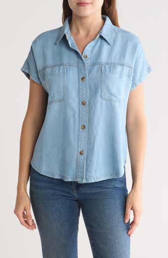 Blu Pepper Short Sleeve Button-Down Shirt