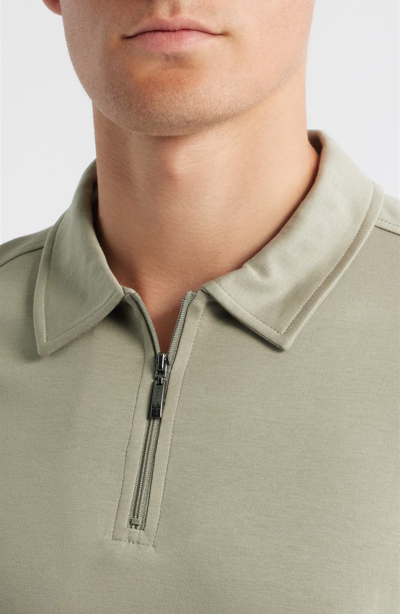 Robert Barakett Georgia Zip Polo, Alternate, color, Dried Sage