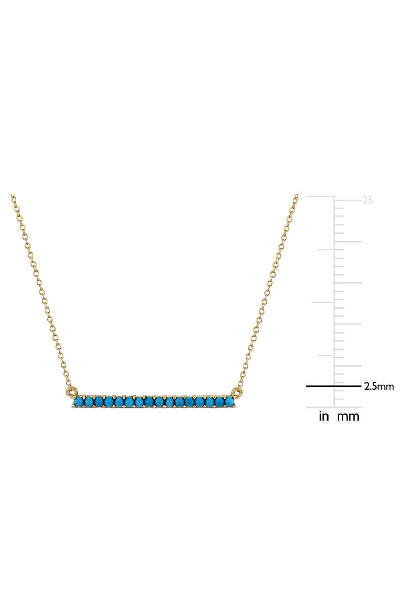 Julianna B. Composite Turquoise Bar Necklace, Alternate, color, Turquoise