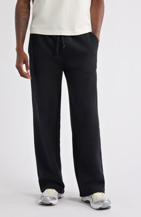 Straight Leg Fleece Sweatpants