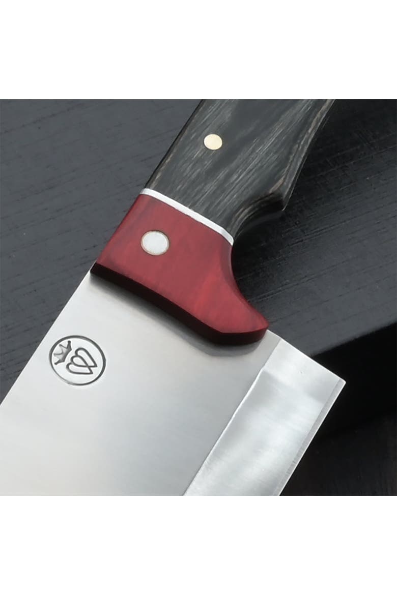 Double Bevel Chef's Knife, Alternate, color, Silver