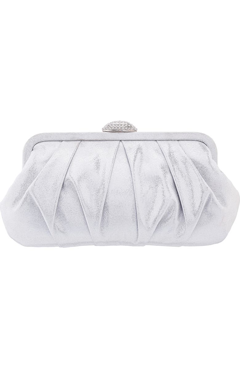 Nina Concord Frame Clutch, Alternate, color,