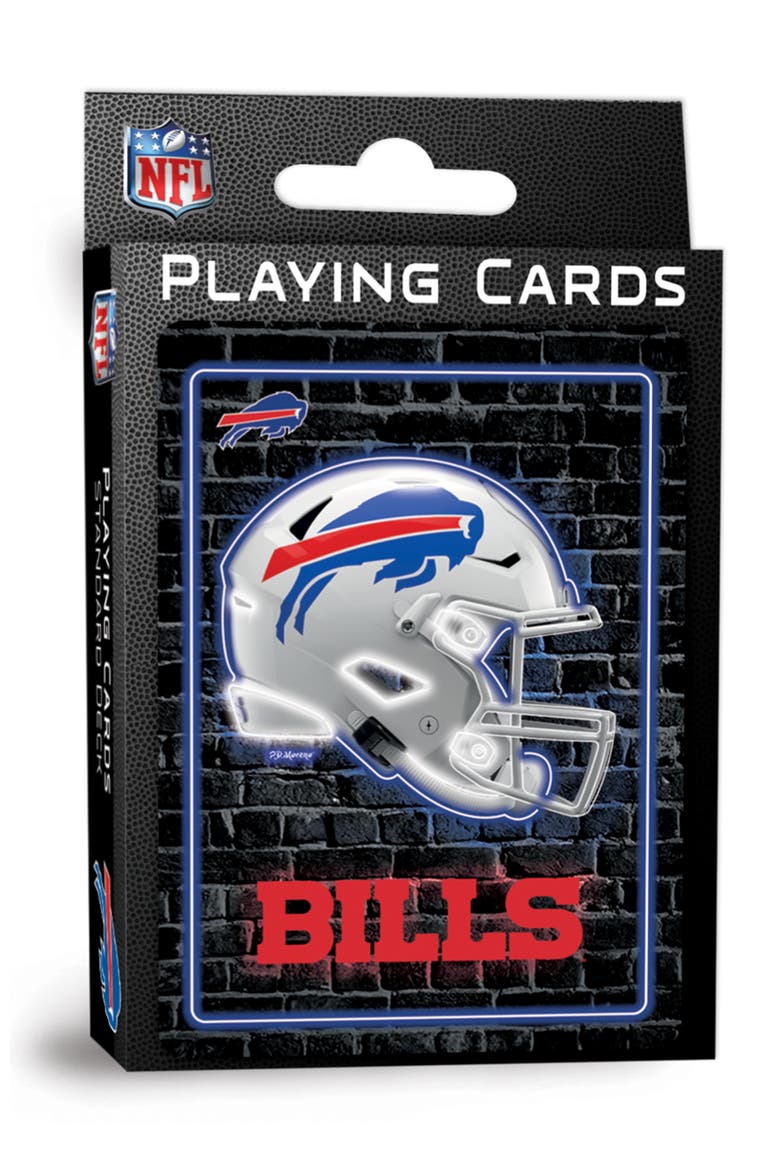 Buffalo Bills Neon Playing Cards, Main, color, Multicolor
