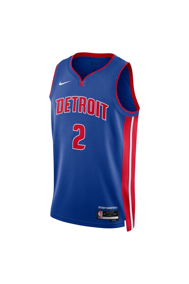 Unisex Nike Cade Cunningham Blue Detroit Pistons Swingman Jersey - Icon Edition, Alternate, color, Blue