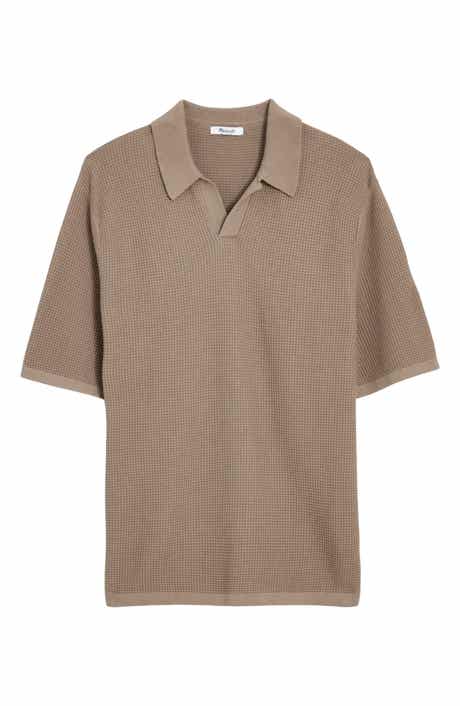 Madewell Marigold Waffle Stitch Polo
