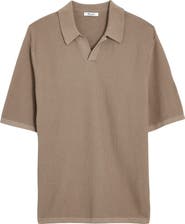 Madewell Marigold Waffle Stitch Polo