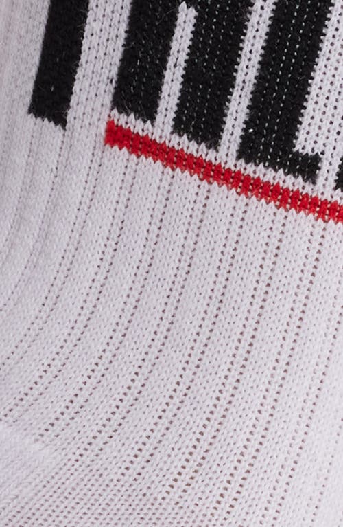 Friday Feelin ' Y'all Crew Socks In White