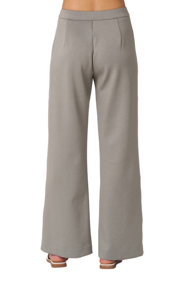 Rebody Active Madison Pintuck Wide Leg Scuba Knit Pant 30", Alternate, color, Desert Sage