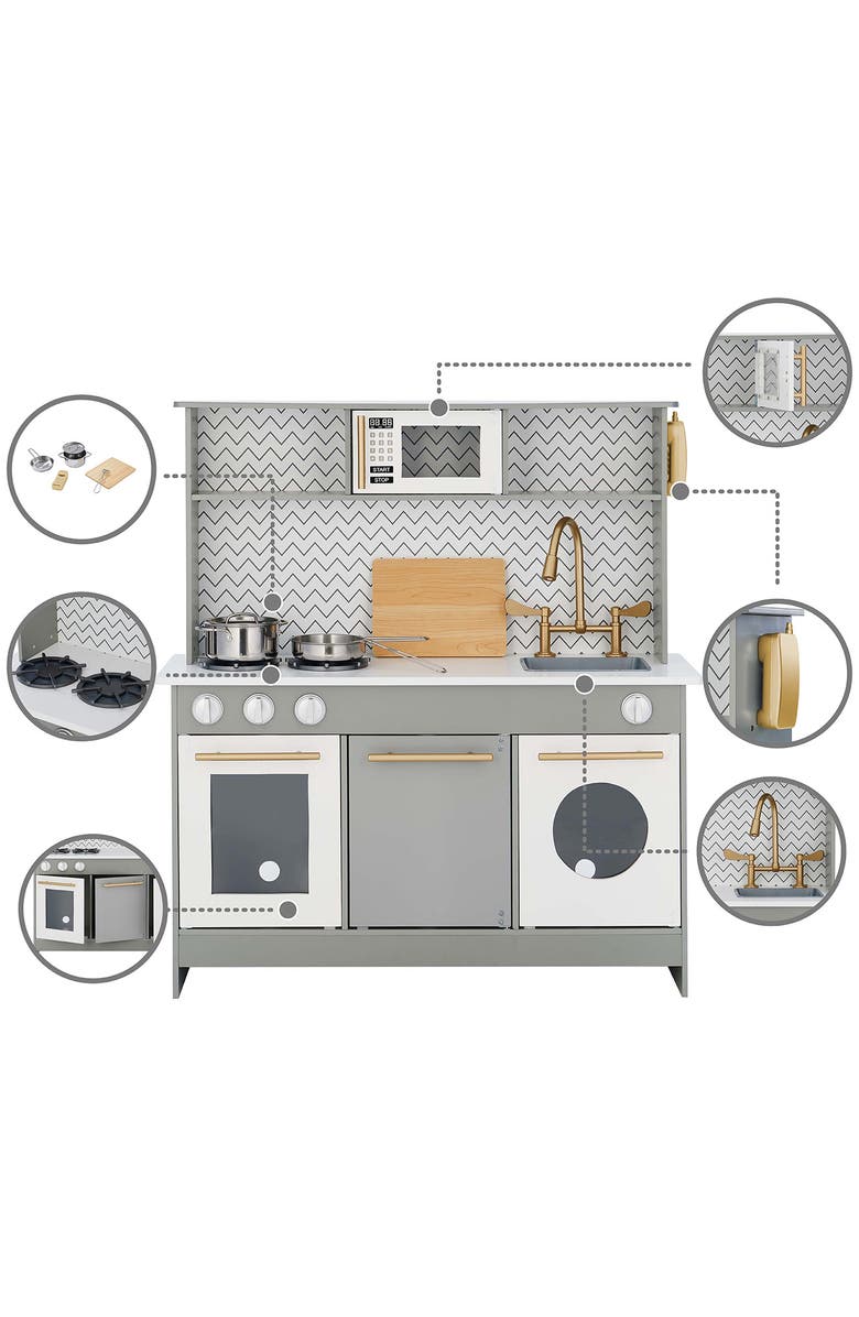 Teamson Kids Little Chef Berlin Classic Kitchen Playset, Alternate, color, Assorted