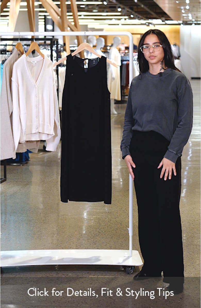 Sleeveless Silk A-Line Dress, sales video thumbnail