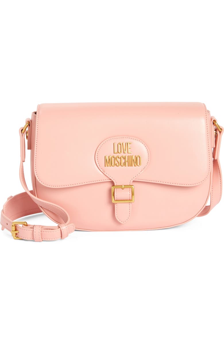 Love Moschino Quilted Crossbody Bag, Main, color,