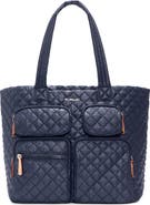 MZ Wallace Large Metro Quilted Nylon Travel Tote
