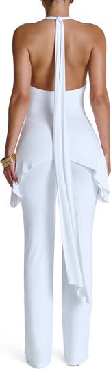 Curved Hem Halter Top