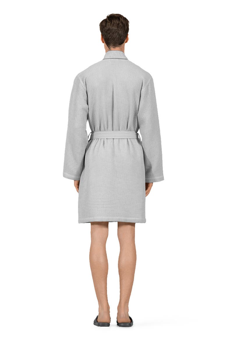 Sauners Unisex Bathrobe, Alternate, color, Grey