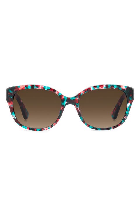 ninna 55mm gradient round sunglasses