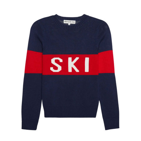 Block Ski Crewneck Sweater
