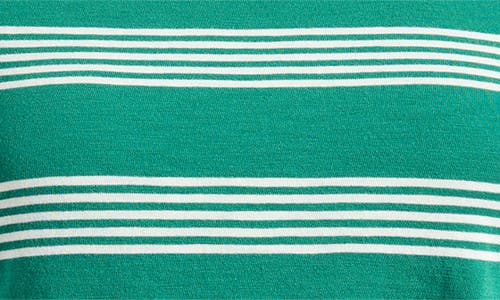 Rag & Bone Womens Green Mult Striped Short-sleeved Organic-cotton T-shirt In Green Multi