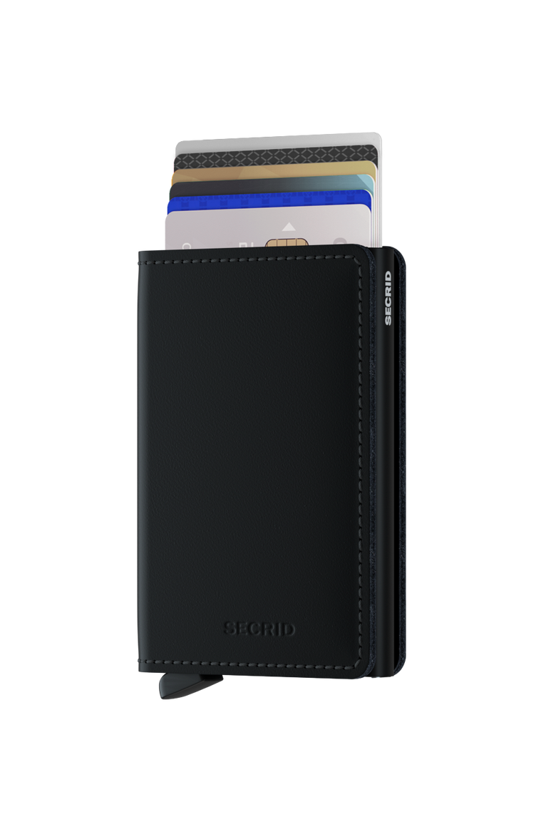 Slimwallet Matte, Alternate, color, Black