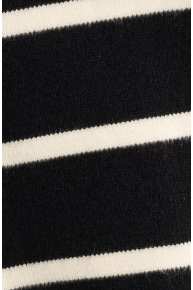 The Easy Sailor Striped Sweater, Alternate, color, BLACK STRIPE