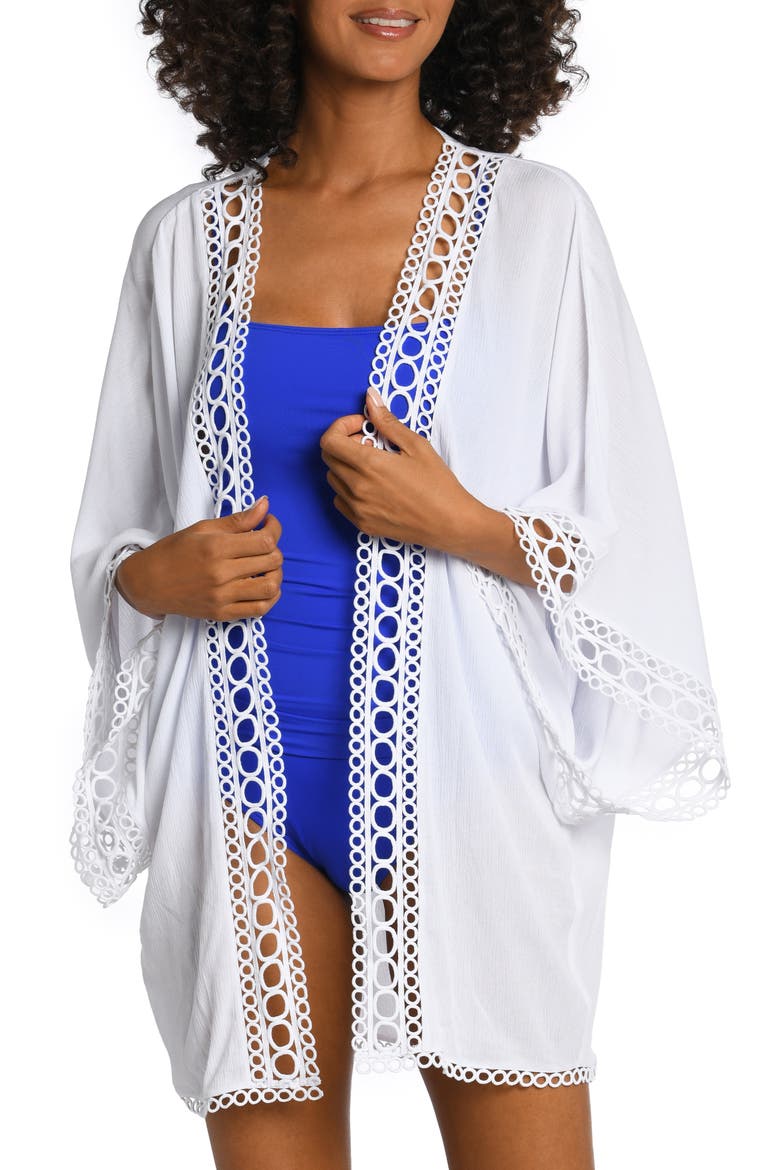 Illusion Crochet Cover-Up, Main, color, WHITE