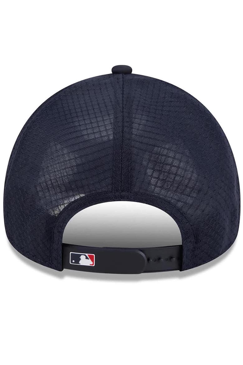 Men's New Era Navy St. Louis Cardinals 2026 Batting Practice Apex 9FORTY Adjustable Trucker Hat, Alternate, color, Navy
