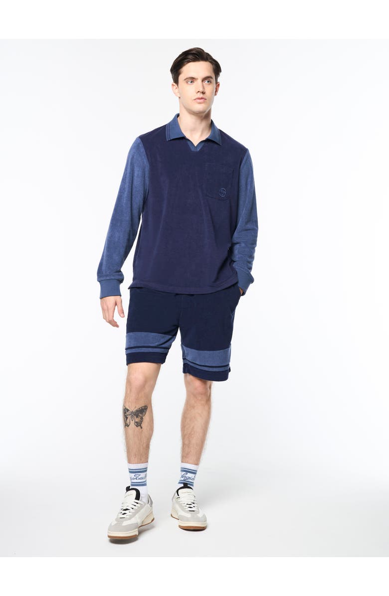 Sergio Tacchini Alvar Long Sleeve Polo, Alternate, color, Eclipse