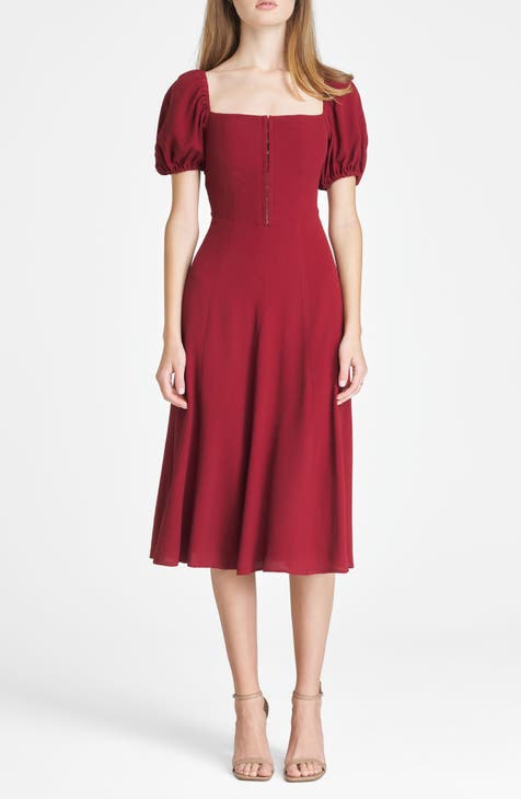 Women s Puff Sleeve Midi Dresses Nordstrom