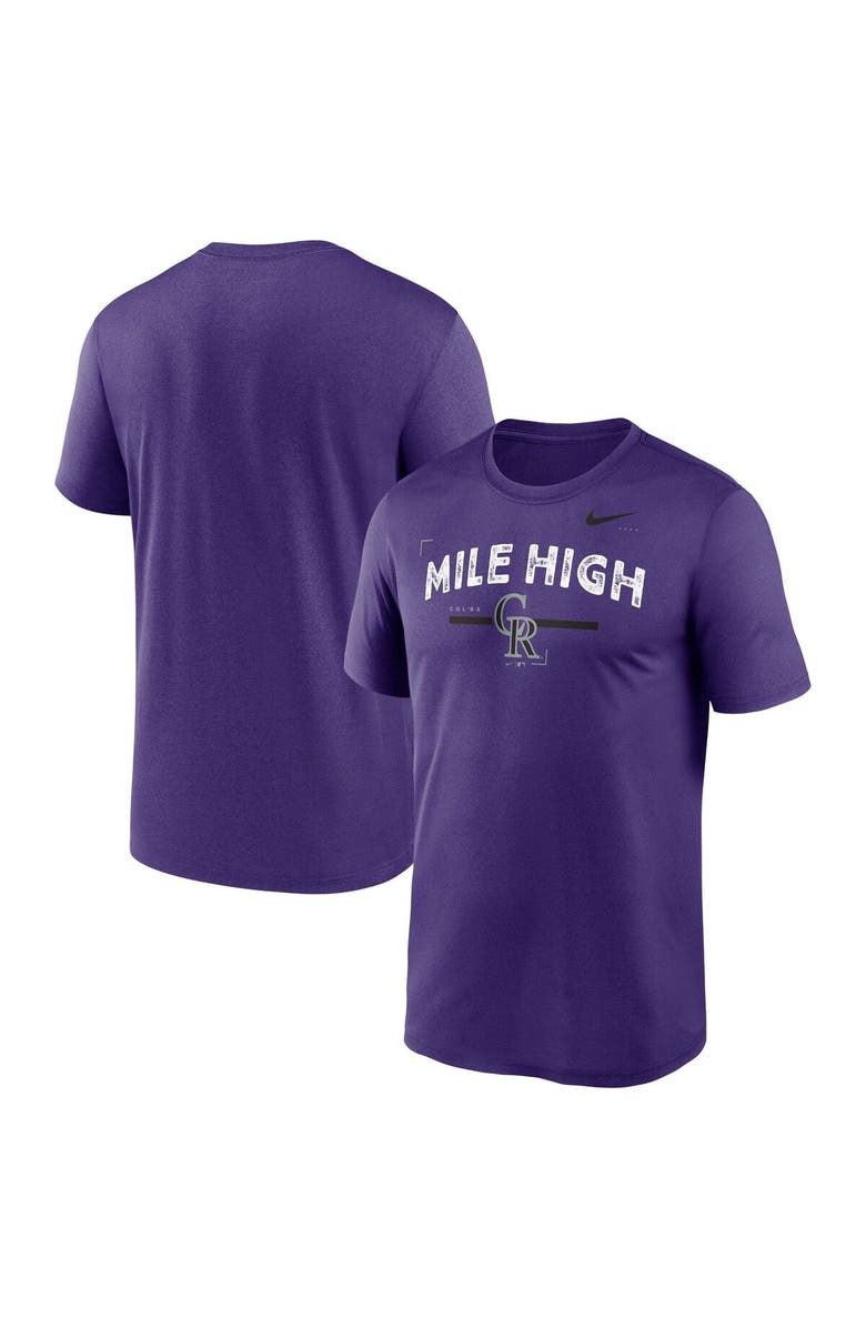 Nike Men's Nike Purple Colorado Rockies Local Legend T-Shirt, Main, color, Purple