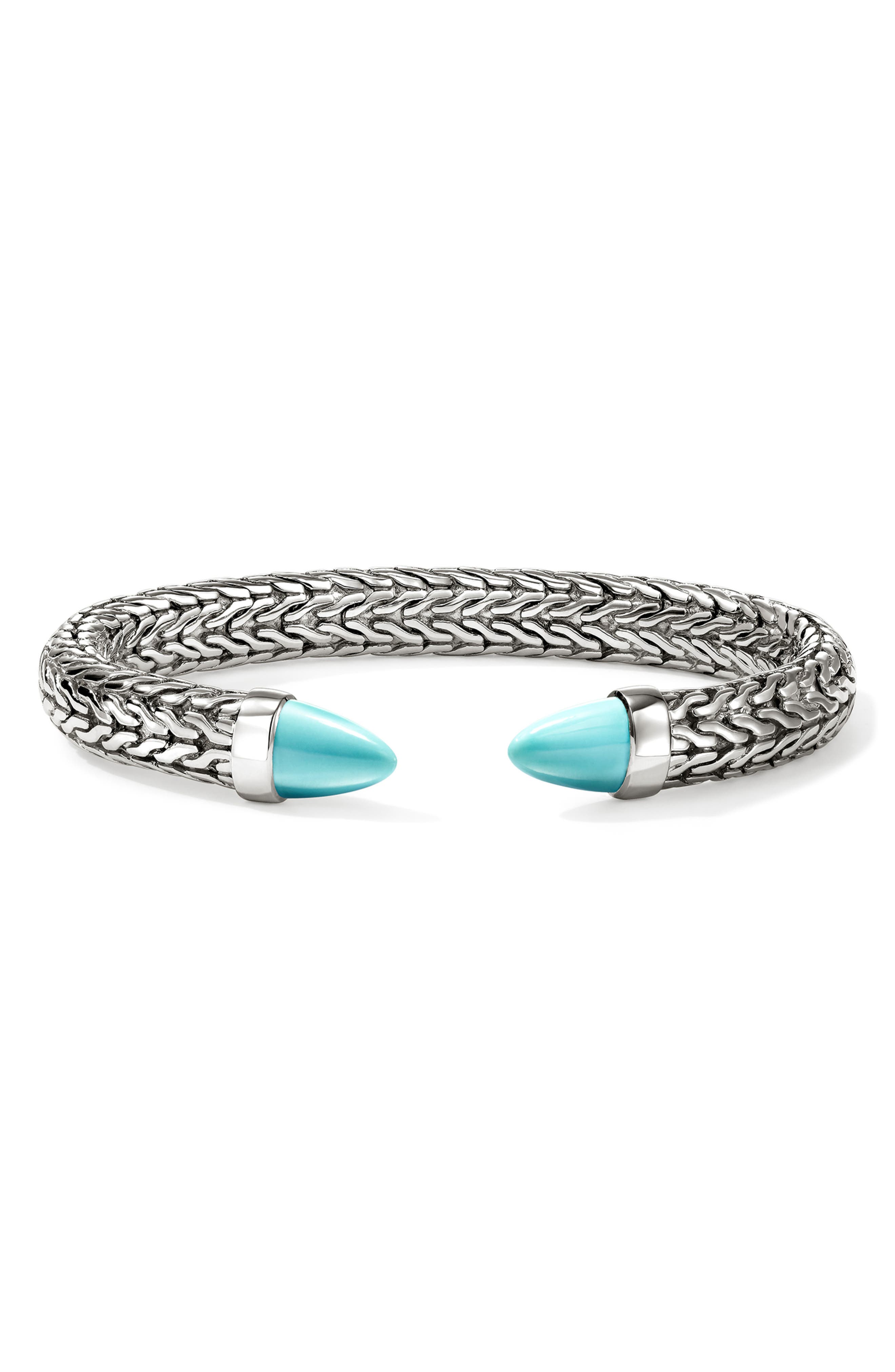 selected SILVER/ TURQUOISE
