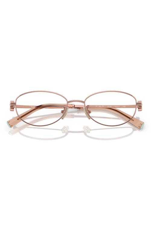 Tiffany & Co . 52mm Oval Optical Glasses In Gold