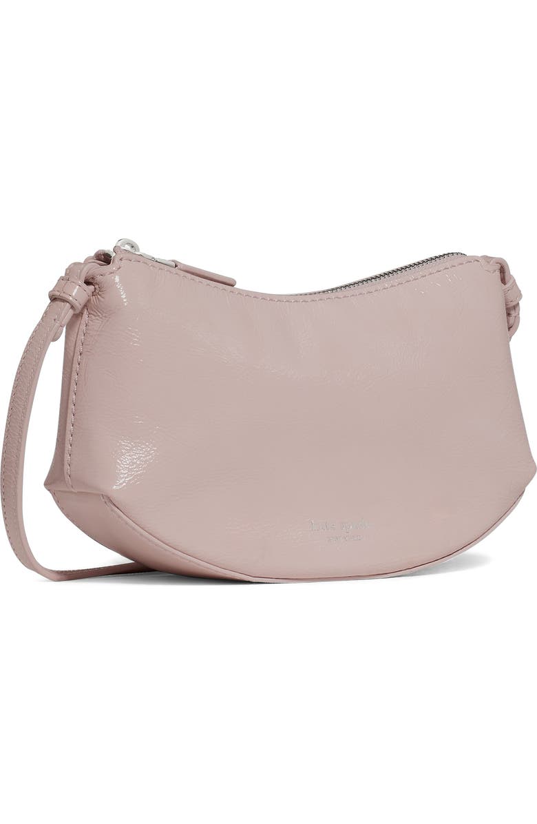 Kate Spade New York loop glazed leather crossbody bag, Alternate, color, Morning Beach