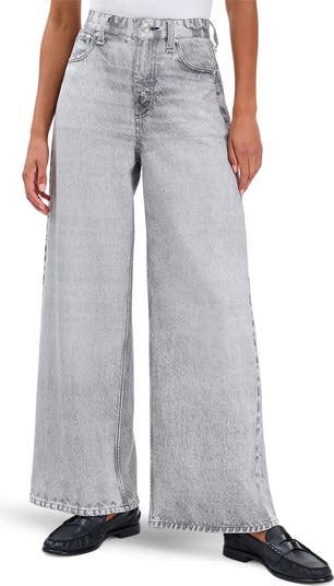 Miramar Sofie High Waist Ankle Wide Leg Terry Sweatpant Jeans