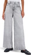 rag & bone rb Miramar Sofie High Waist Ankle Wide Leg Terry Sweatpant Jeans