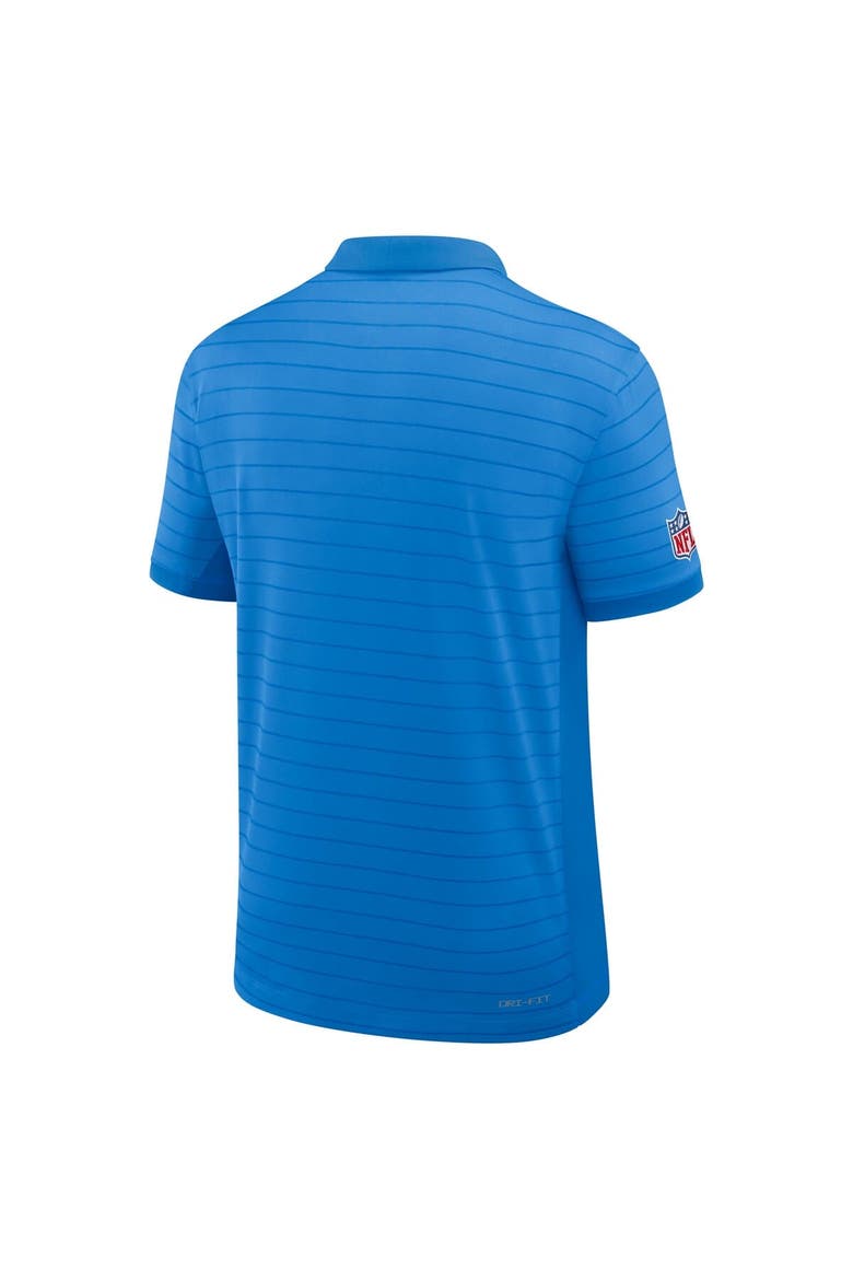 Men's Nike Powder Blue Los Angeles Chargers Sideline Victory Stripe Performance Polo, Alternate, color, Powder Blue
