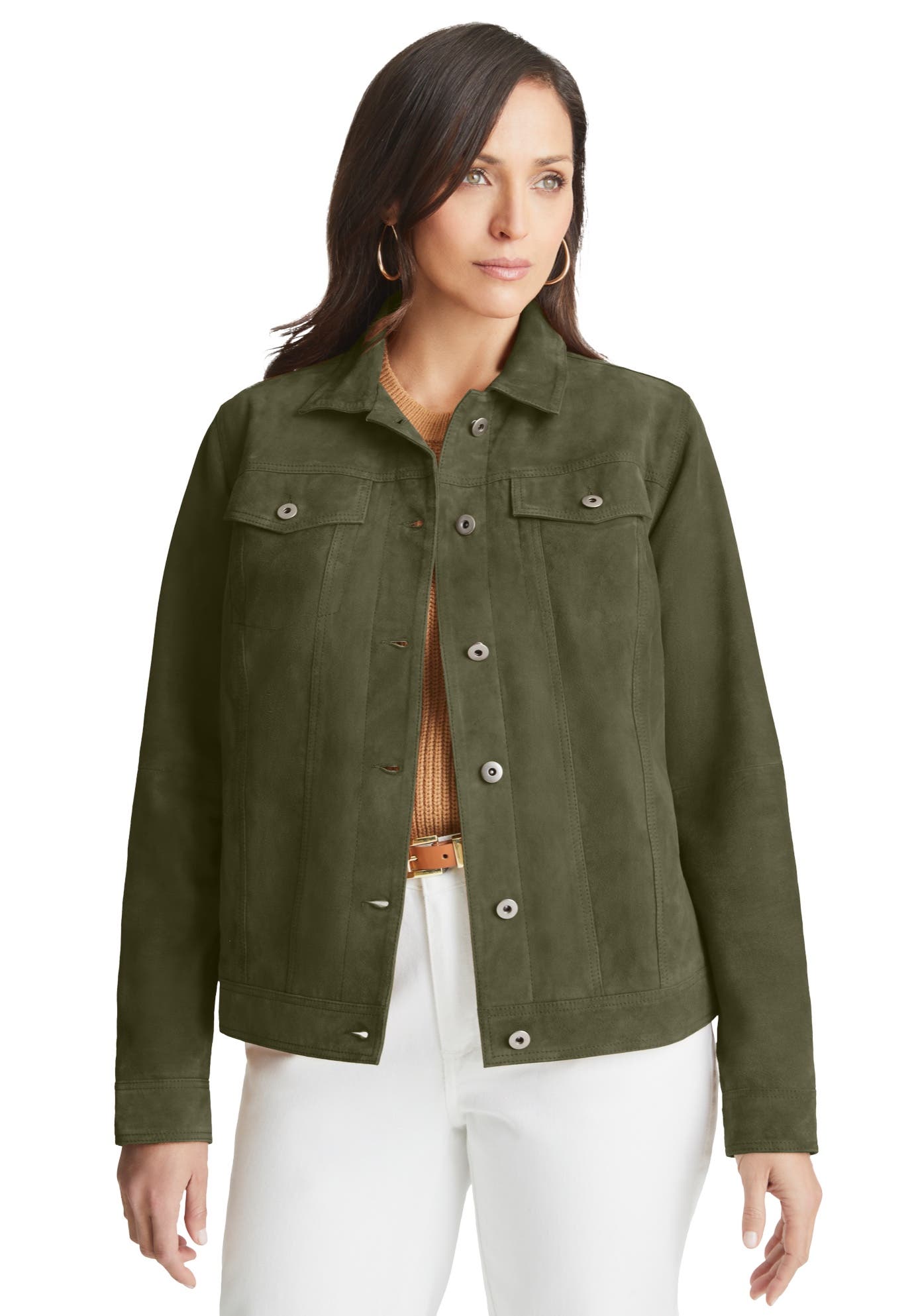 Suede Jean Jacket