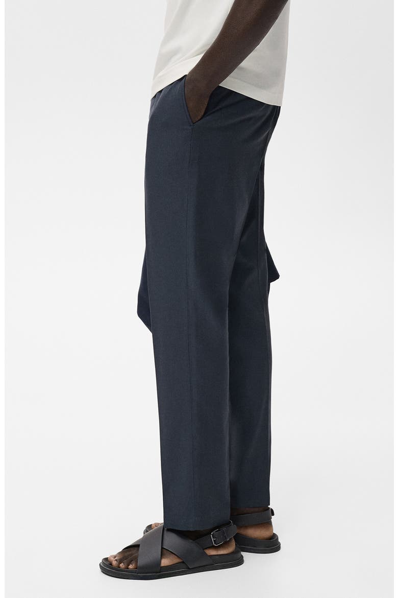 Tapered Crop Chinos, Alternate, color, NAVY